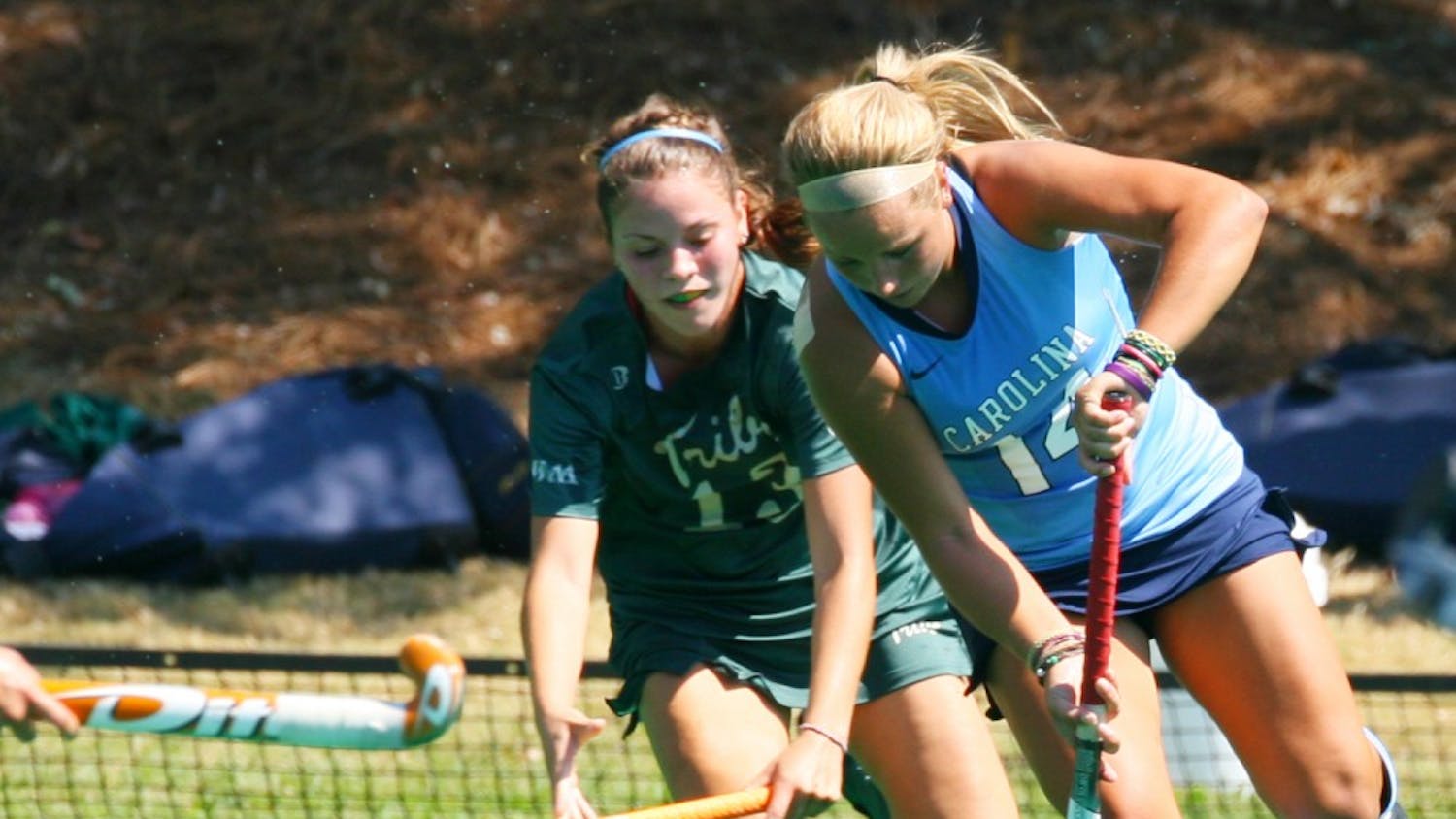 Kelsey Kolojejchick was 1 for 3 for shots in goal in the Tar Heel's 5-0 victory over William and Mary Sunday.
