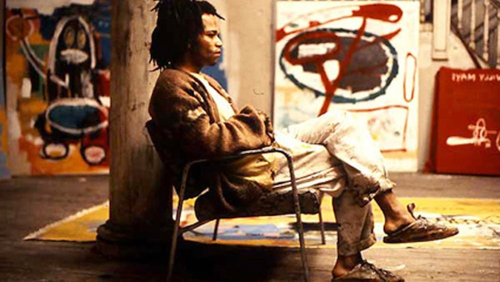 	Legendary graffiti and neo-expressionist artist Jean-Michel Baquiat (played by Jeffrey Wright) sits pensively in a frame of the 1996 biopic film, “Basquiat,” which will be shown for free at the Varsity Theatre on Dec. 2.

	Courtesy of Ackland Art Museum.