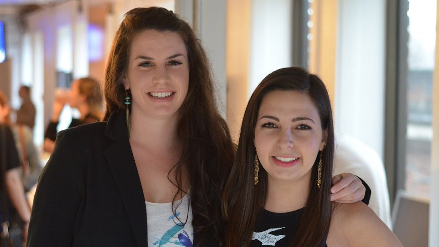 Lisa Myers and Natalia Gonzalez, artistic director and founder of Artwear Designs, launched their new clothing line in 1789 Venture Lab on Friday, March 28. 