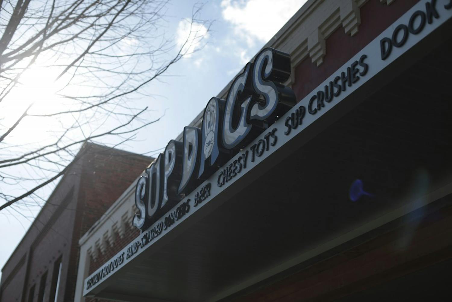 People traditionally gather at Sup Dogs&nbsp;to watch North Carolina men's basketball games.