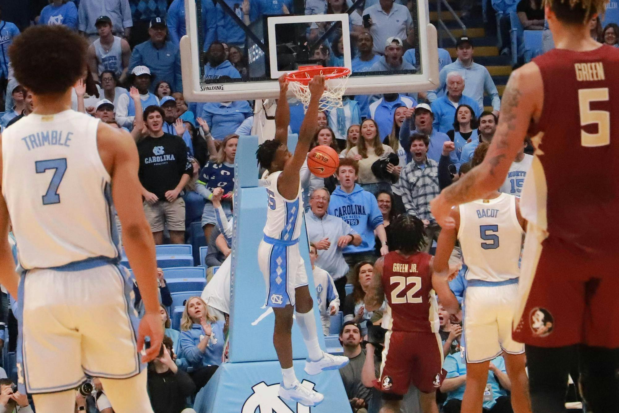 UNC Men's Basketball Capitalizes Off Of An Explosive Five Minutes To ...