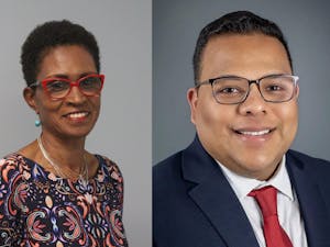 Renee Price (left) and Charles Lopez (right) are running for the N.C. House District 50 race. Photo by DTH/Gillian Faski and Courtesy of Charles Lopez.  