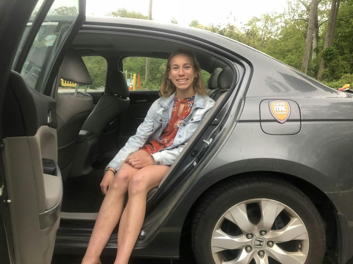 First year Ashley Boldt says Uber is helpful for out-of-state students like herself who don’t always have access to a car on campus.