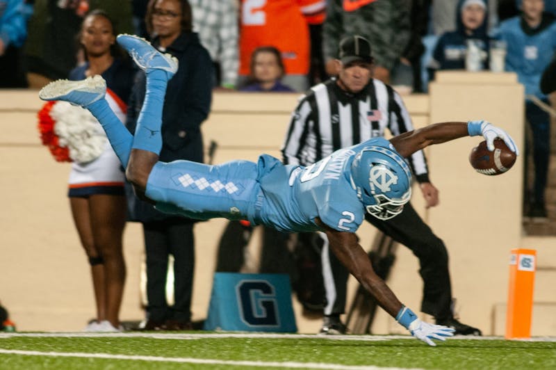 UNC wide receiver trio aims to be one of the nation's best in 2020