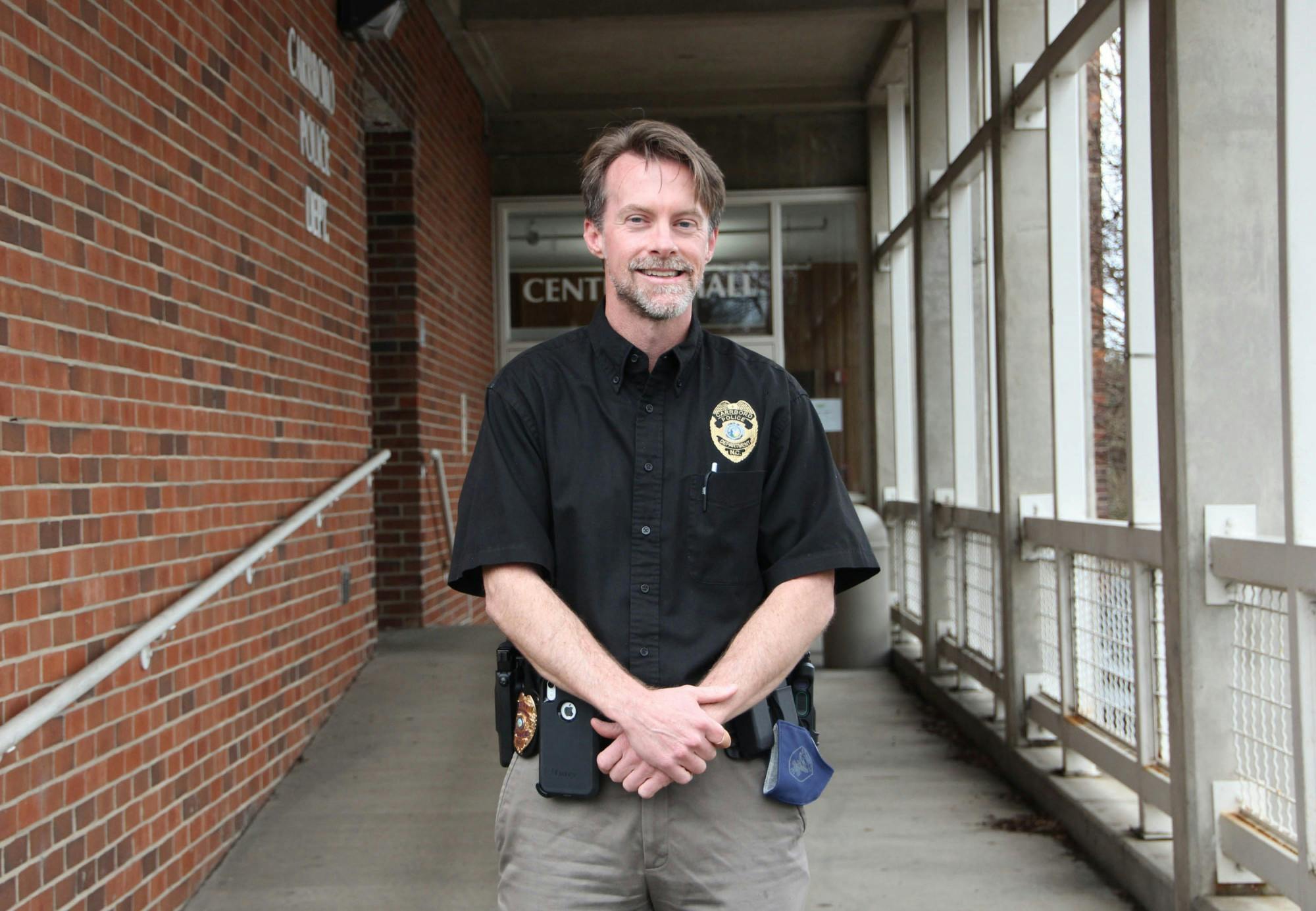 Longtime Carrboro Police Department officer Chris Atack new
