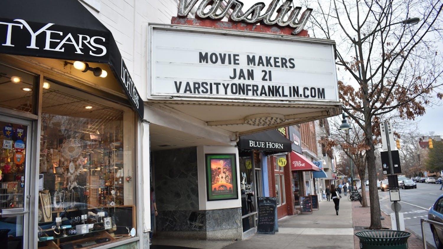 The Varsity Theatre on Franklin St. will be showing new movies this season.