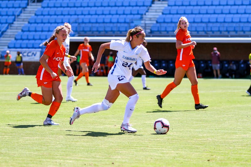 Brianna Pinto's lone goal propels UNC women's soccer past Virginia Tech, 1-0