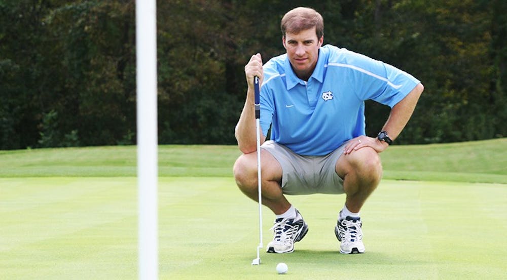 Men's Golf Coach, Andrew Sapp.
