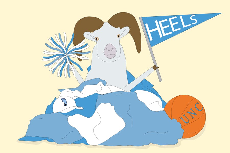 What's the difference between each UNC merch shop on Franklin Street?