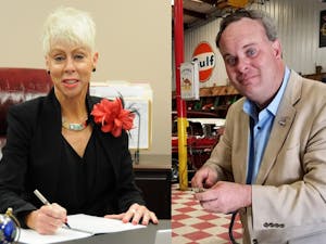 Incumbent Democrat Beth Wood (left) and Republican Tony Street (right) are the candidates for N.C. State Auditor. Photos courtesy of Wood and Street.
