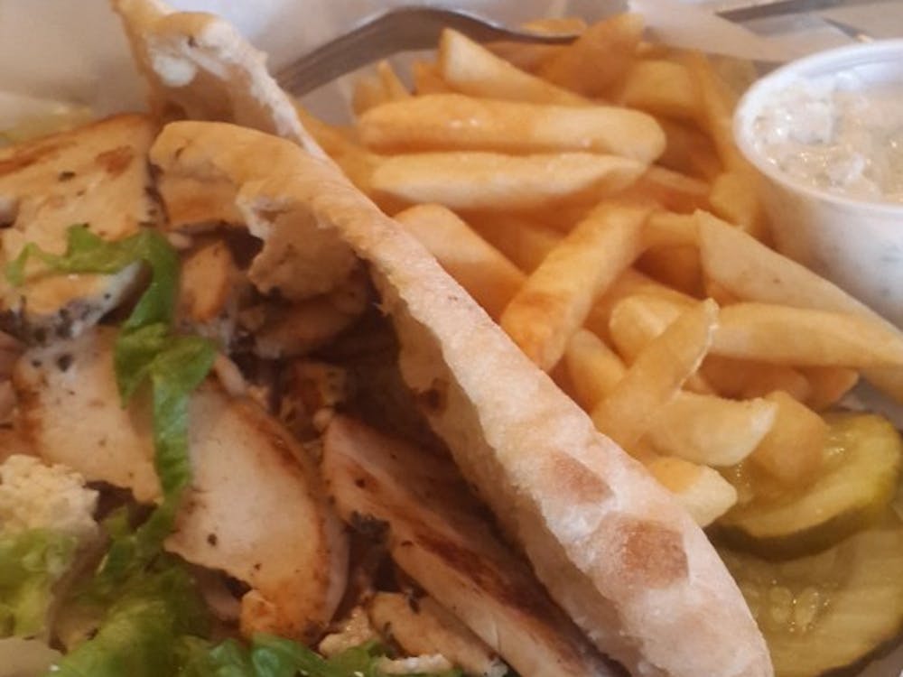 Why go out to eat in the depths of winter when you can get the same exact food, like this Chicken Wrap from Tower Inn, delivered at your door?