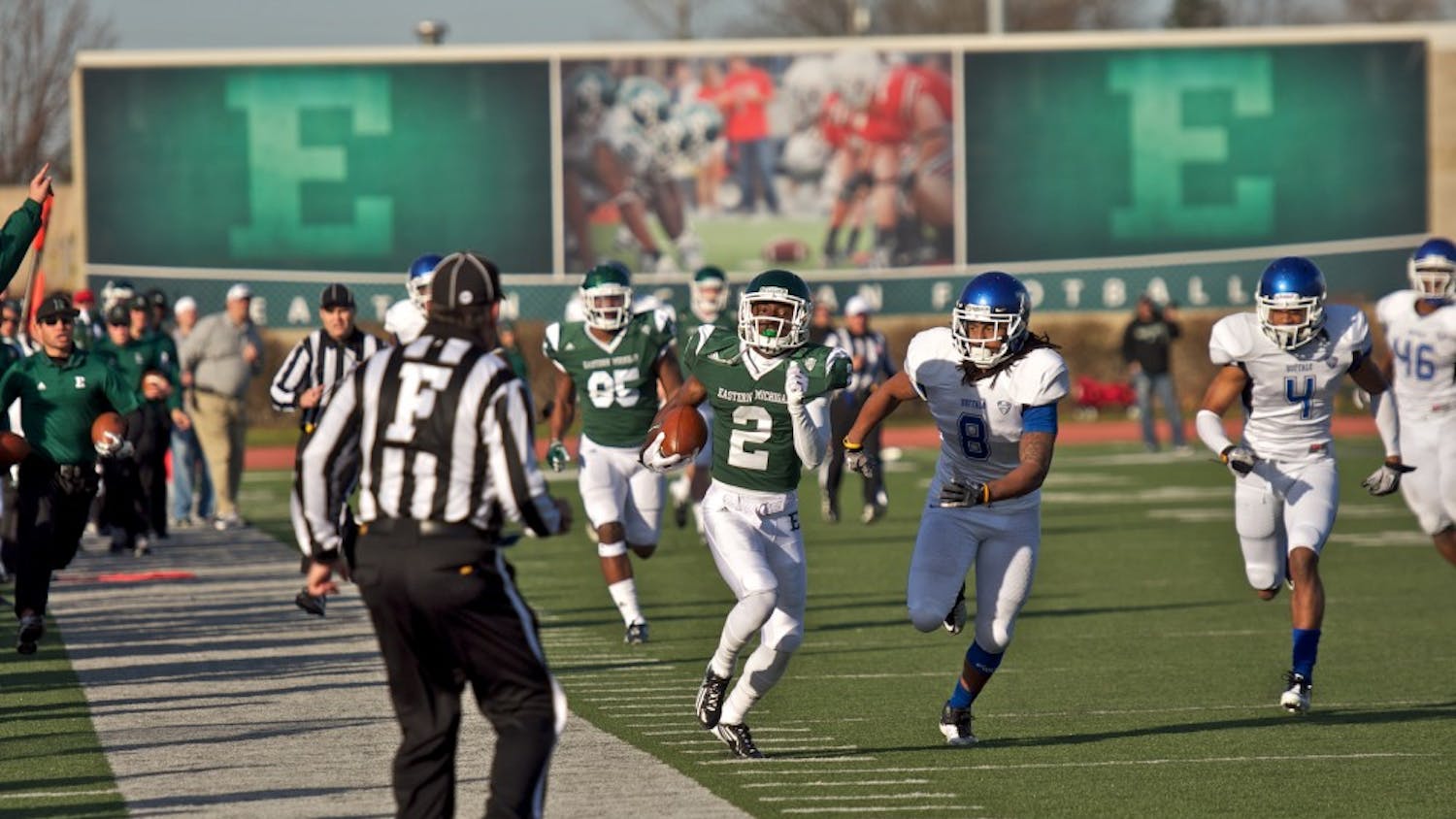 This Saturday, Senior Day for the Eagles, ended with EMU putting itself in position to possibly make it to a bowl game this year with their 30-17 win over the Buffalo Bulls.