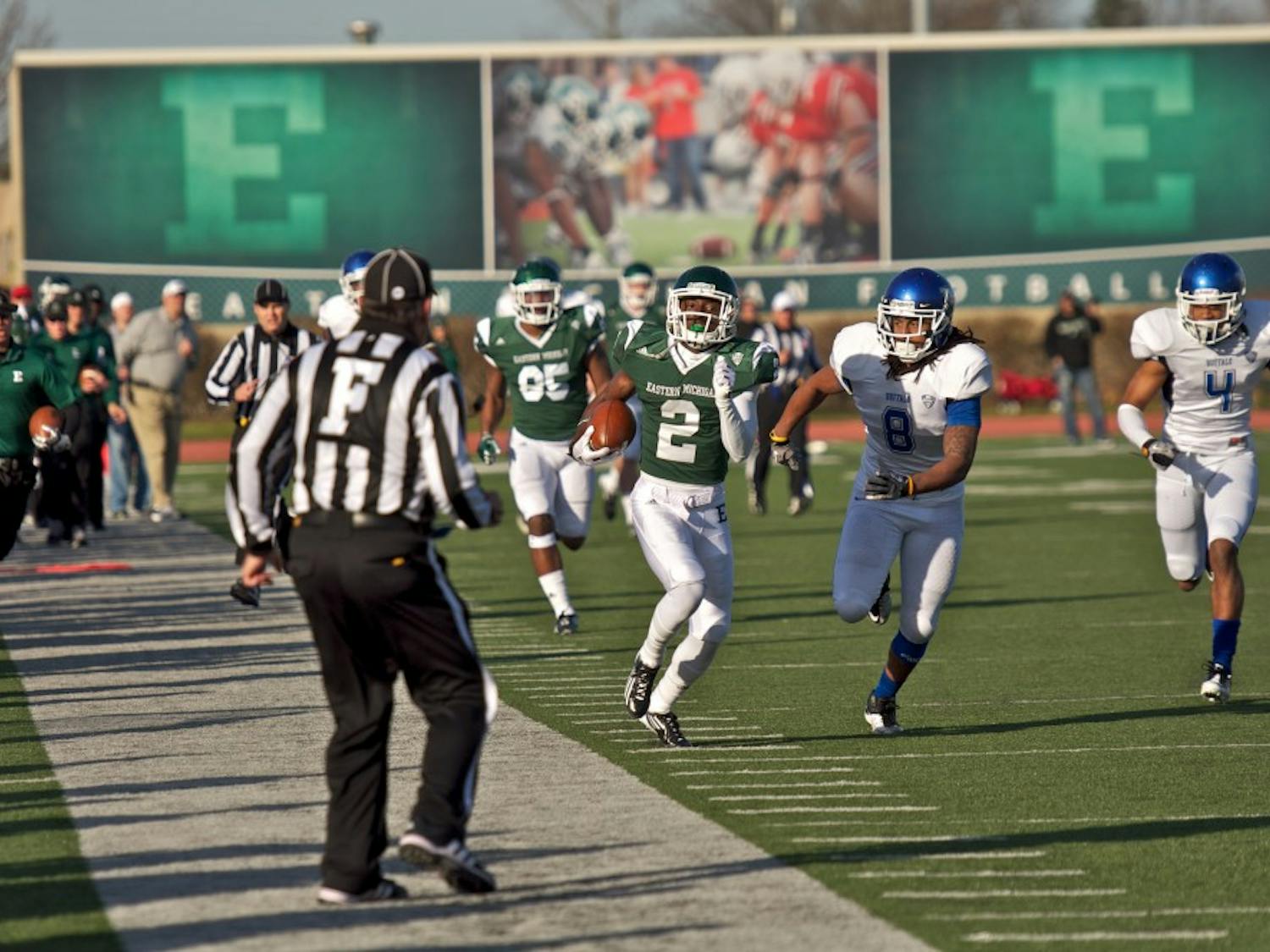 This Saturday, Senior Day for the Eagles, ended with EMU putting itself in position to possibly make it to a bowl game this year with their 30-17 win over the Buffalo Bulls.