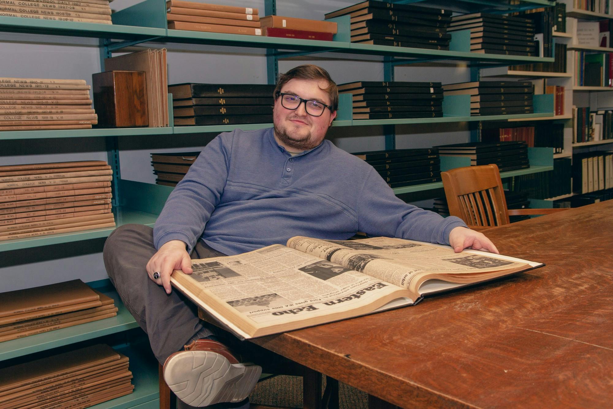 Connor K.Ashley refers to the EMU Archives as one of the most accessible university archives to students.