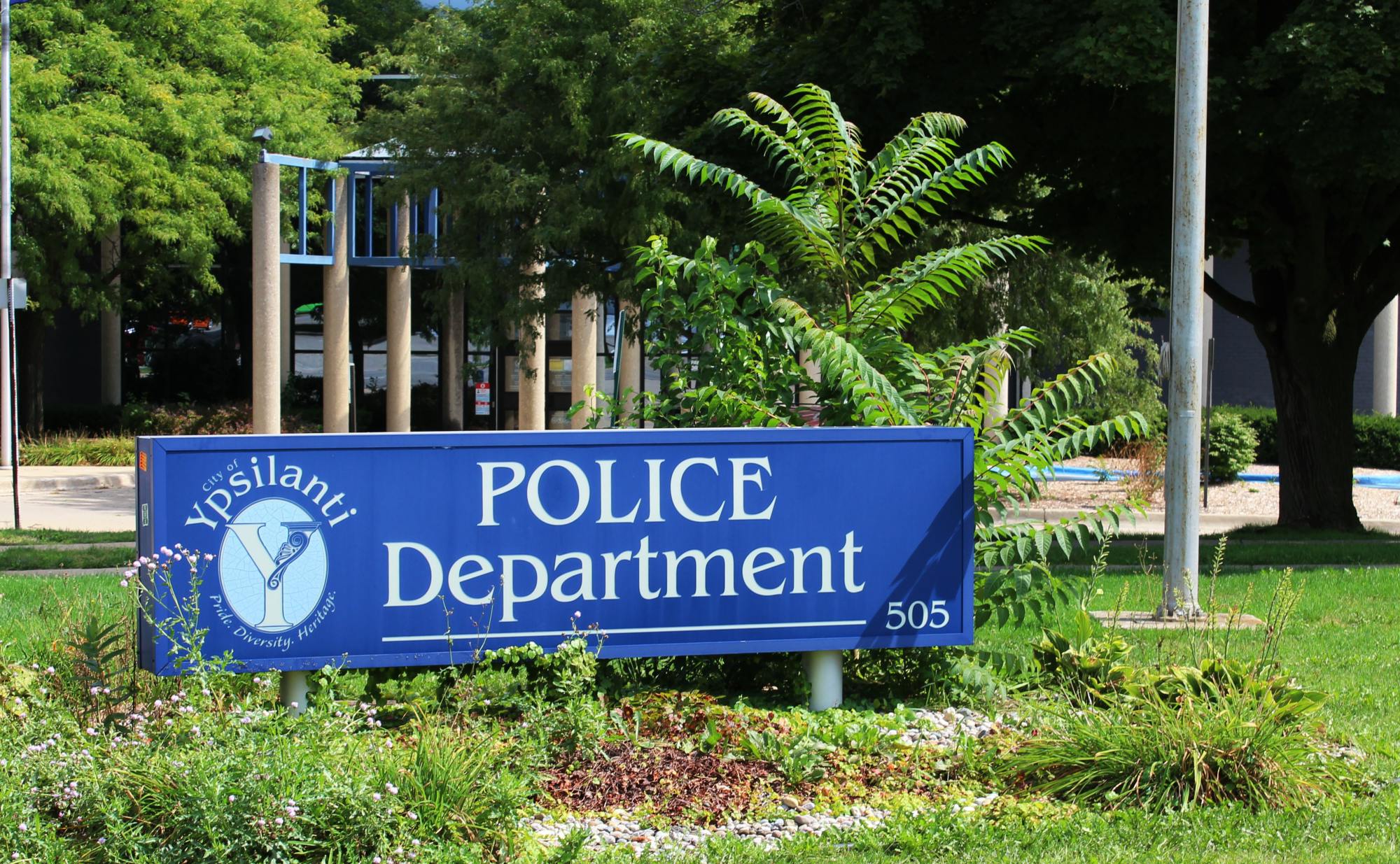 Ypsilanti Police Sign