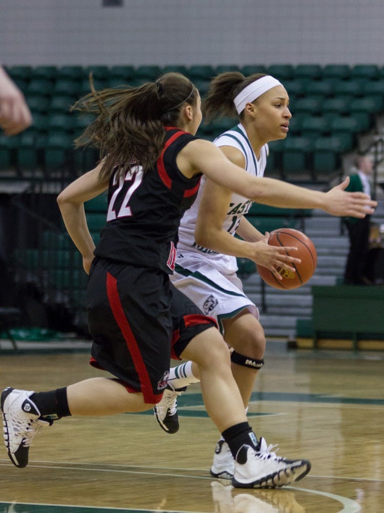Janay Morton (Brooklyn Park, MN) during the second half of the Eagle's win.