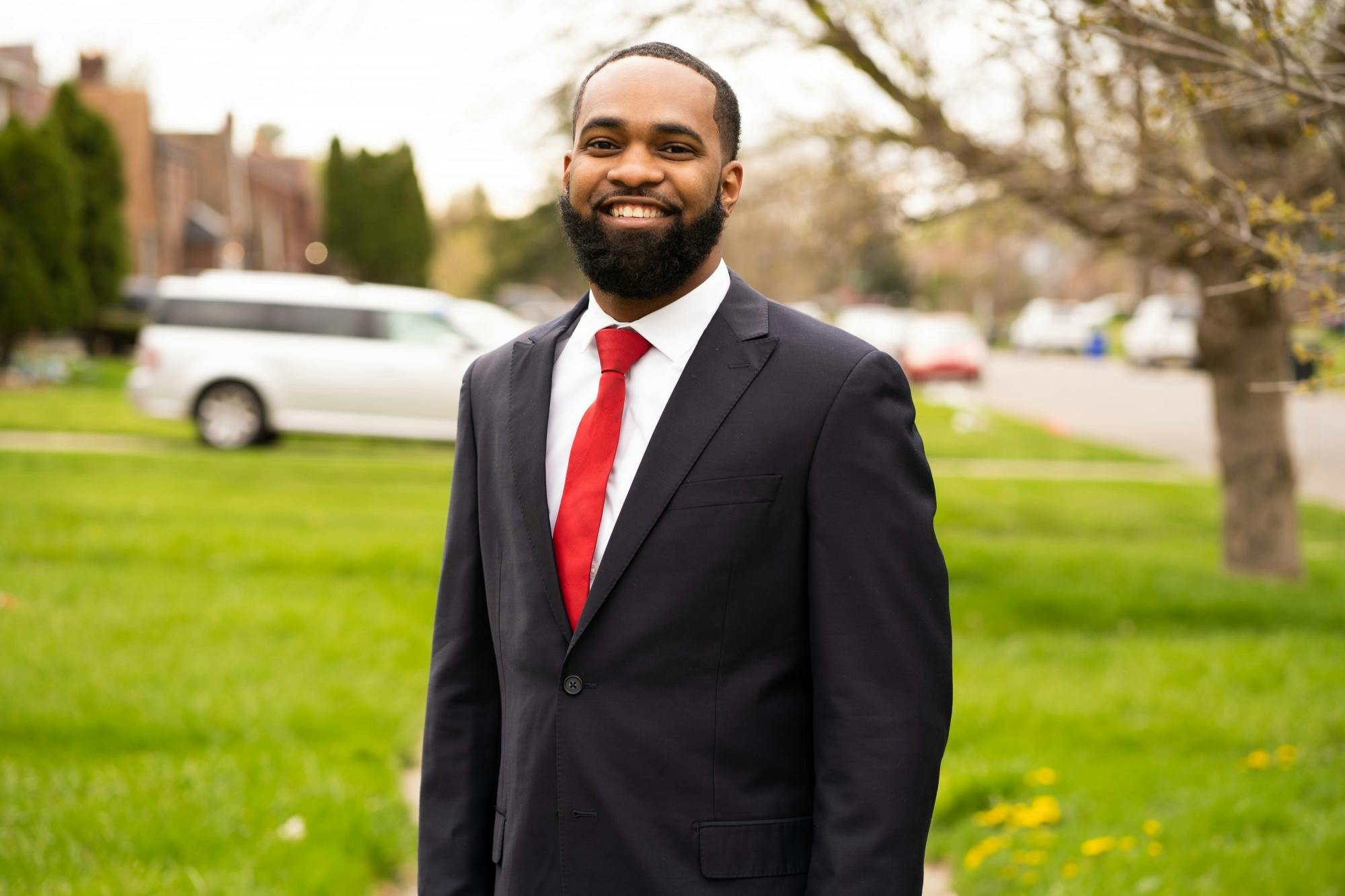 Alumni Daivon Reeder campaign photo