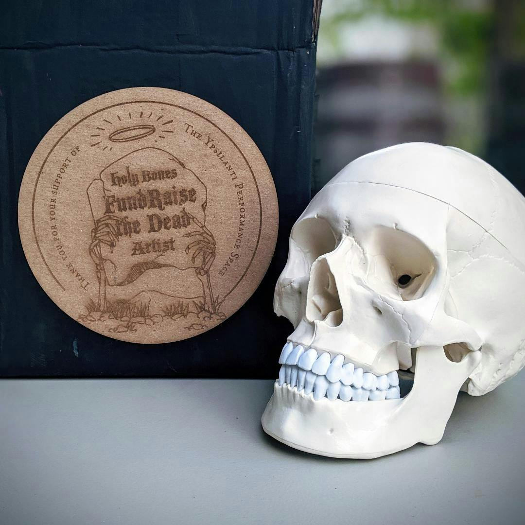 Holy Bones "Fundraise the Dead Auction" logo