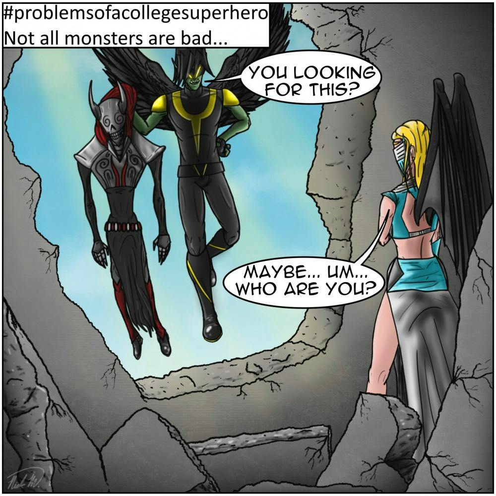 #problemsofacollegesuperhero