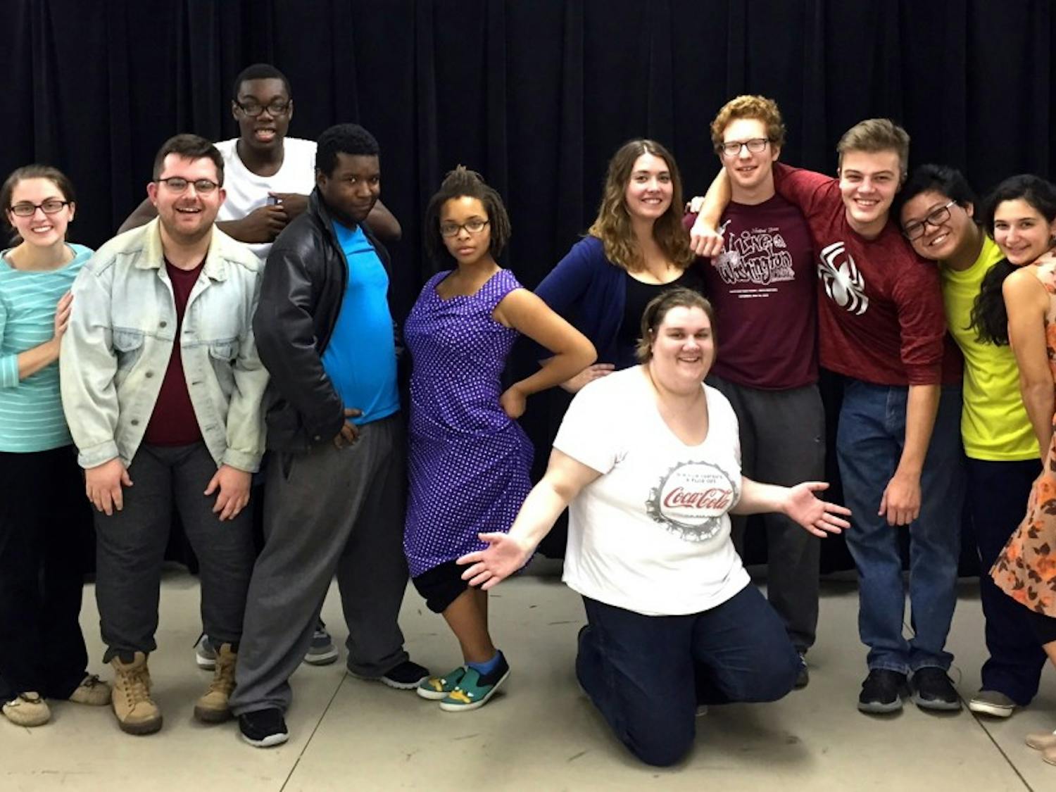 The cast of "Junior High" from left to right: Taylor Morrow, Dakotah Myers, Justin Myers, Michael McDonald, Gabby Morris, Rachel Kindred, Christina Gee, Oren Levin, Travis Ealem, Nikkolo Romero and Gabriela Ciavattone.