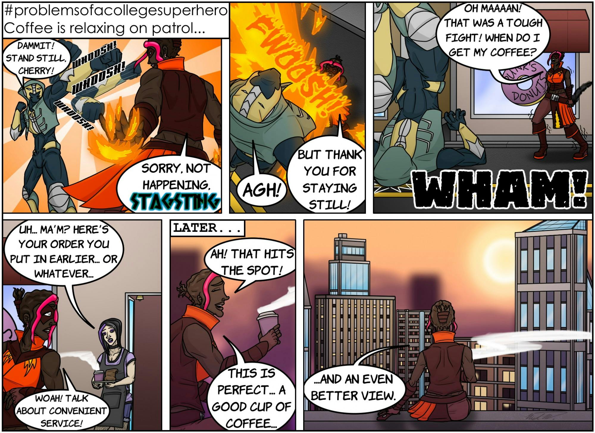 #problemsofacollegesuperhero