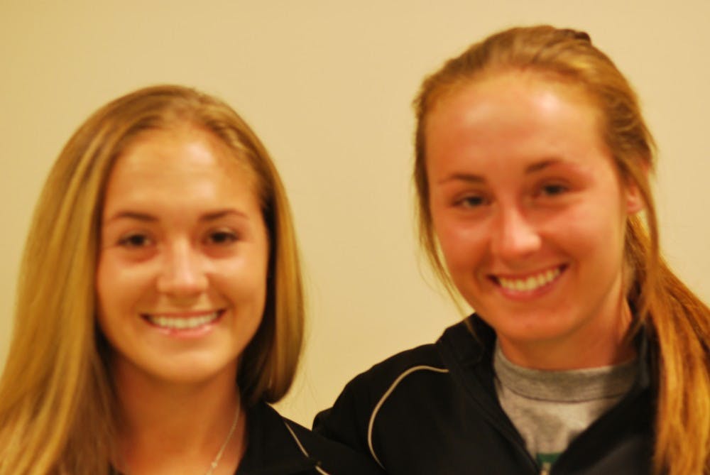 	Amanda and Katie Marsh, who were born minutes apart, have accounted for 13 points in 66 starts during their last two years. 