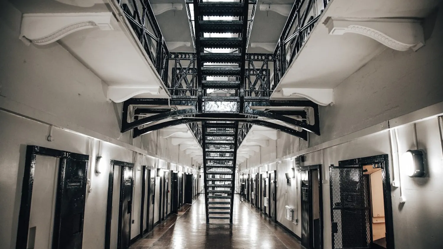 Prison corridor