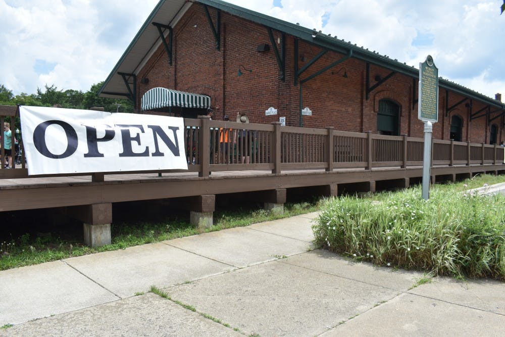 Outside Ypsilanti Freighthouse 