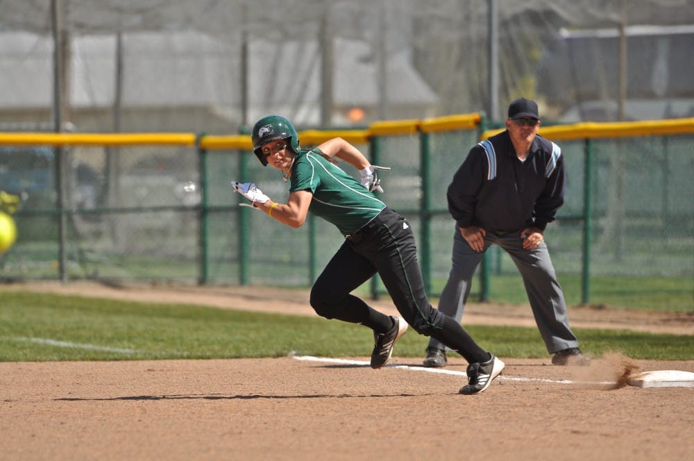 Eagles softball dominates in U of D doubleheader