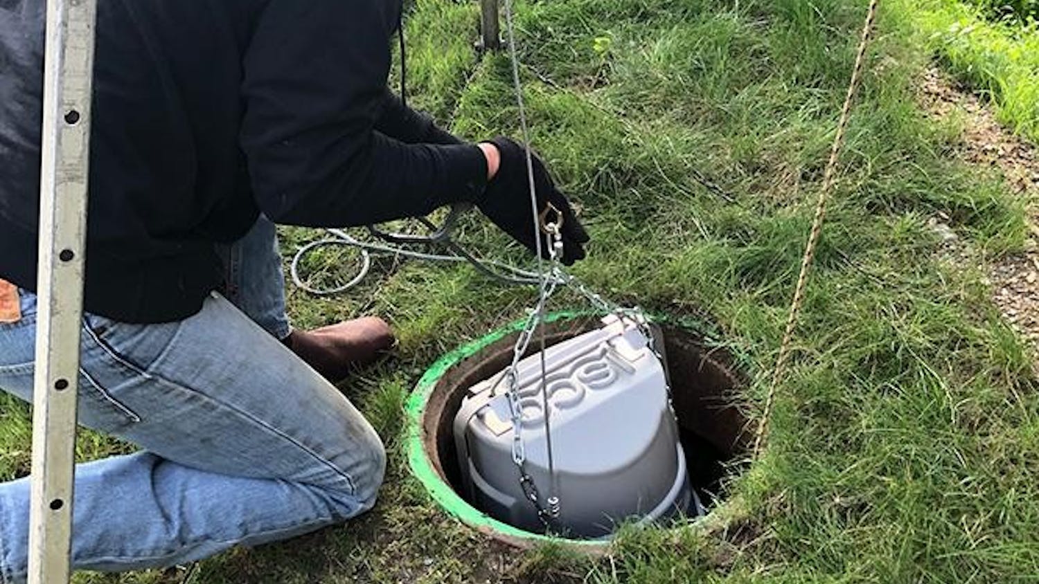 Aquasight wasterwater sampling at EMU