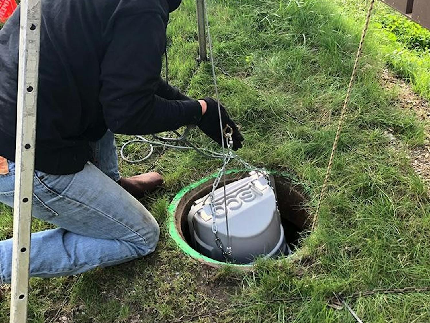 Aquasight wasterwater sampling at EMU