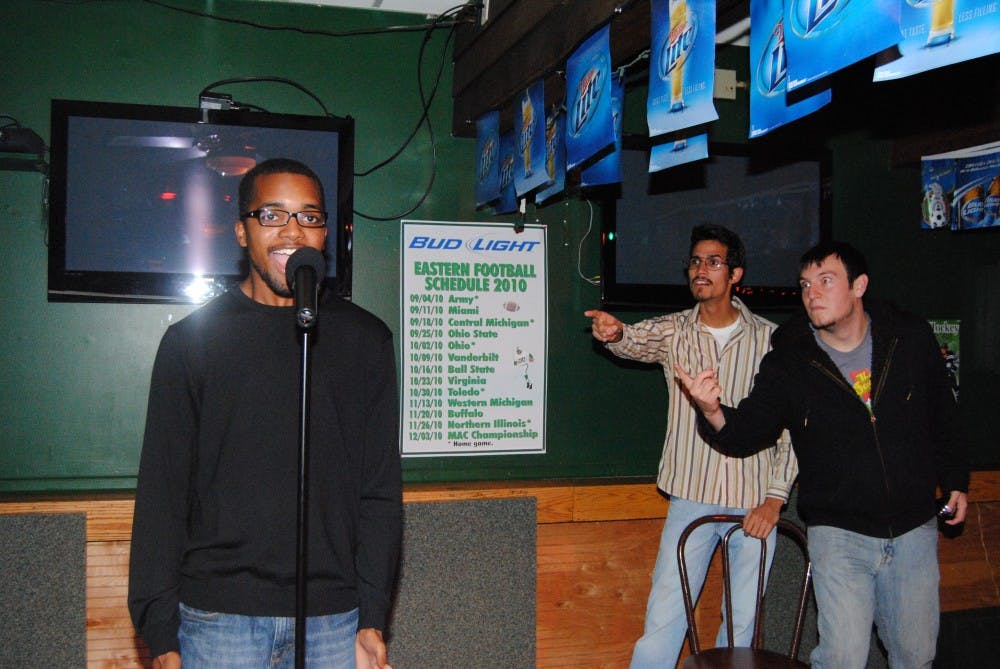 Darnell Anderson(black Shirt) James Quesada (white shirt) Alex Marr (Black Hoodie  
