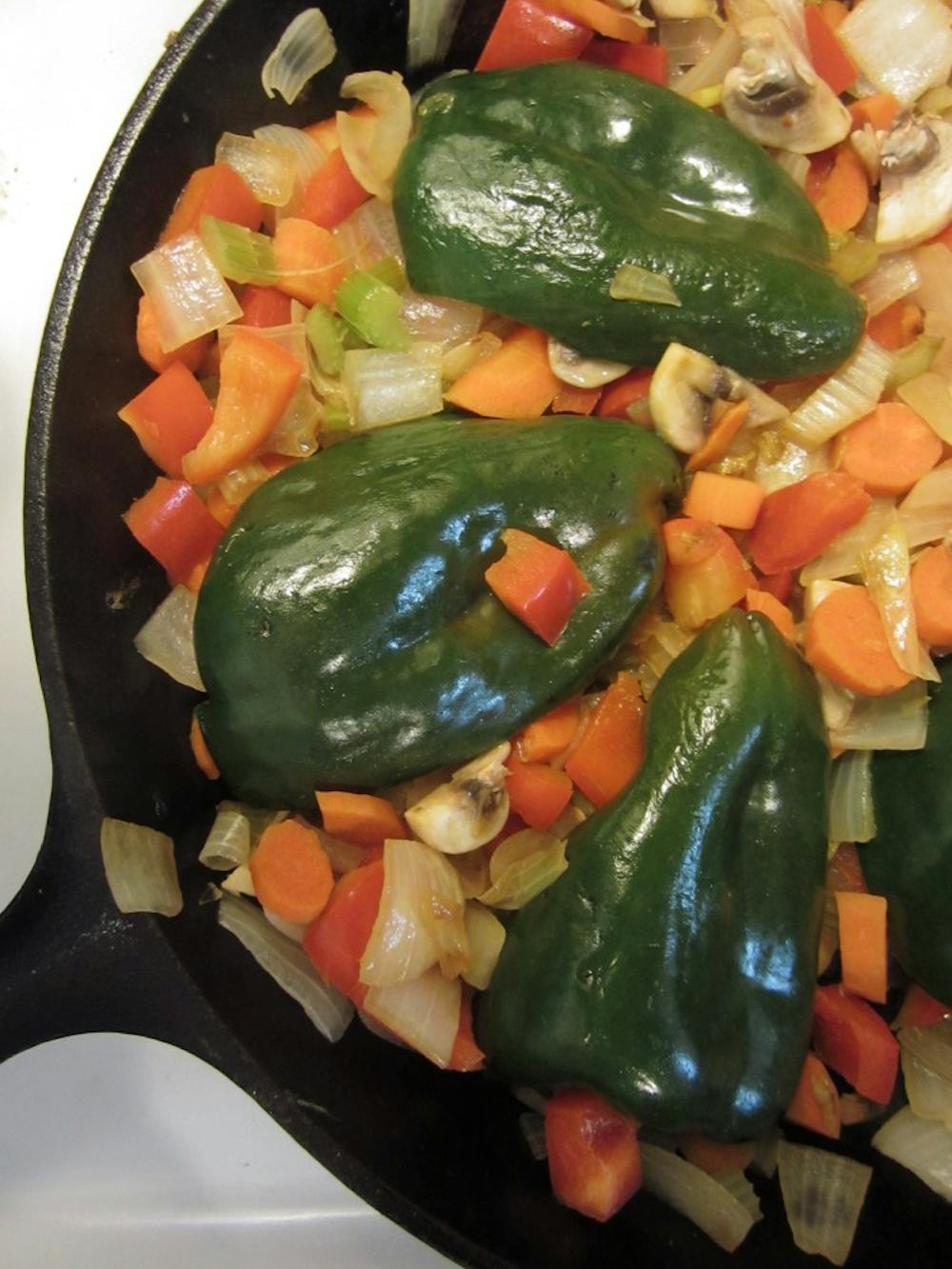Make spicy, comforting stuffed peppers 