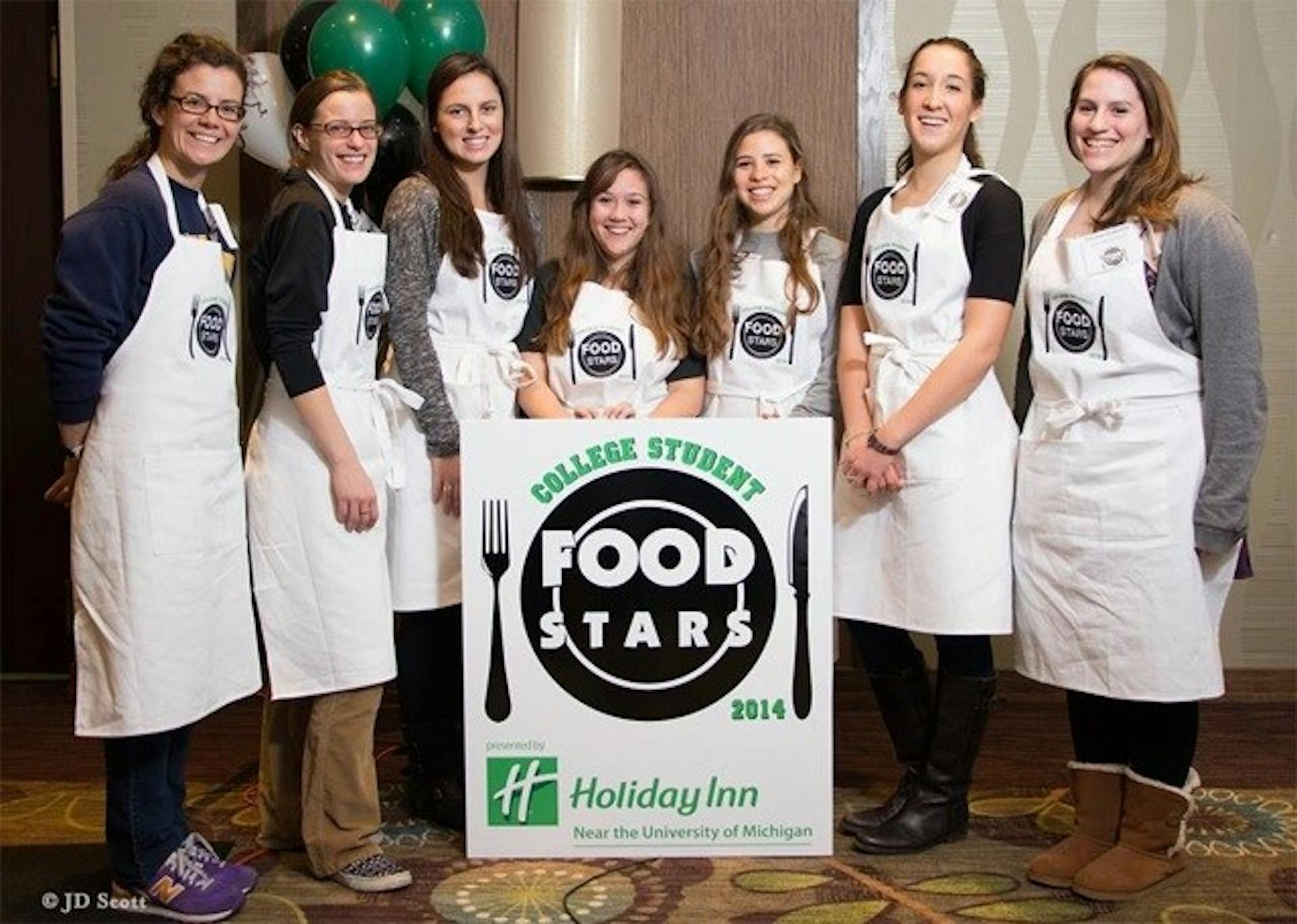 Photo provided by The Holiday Inn Ann Arbor, the 8 finalists of the College Student Food Stars competition
