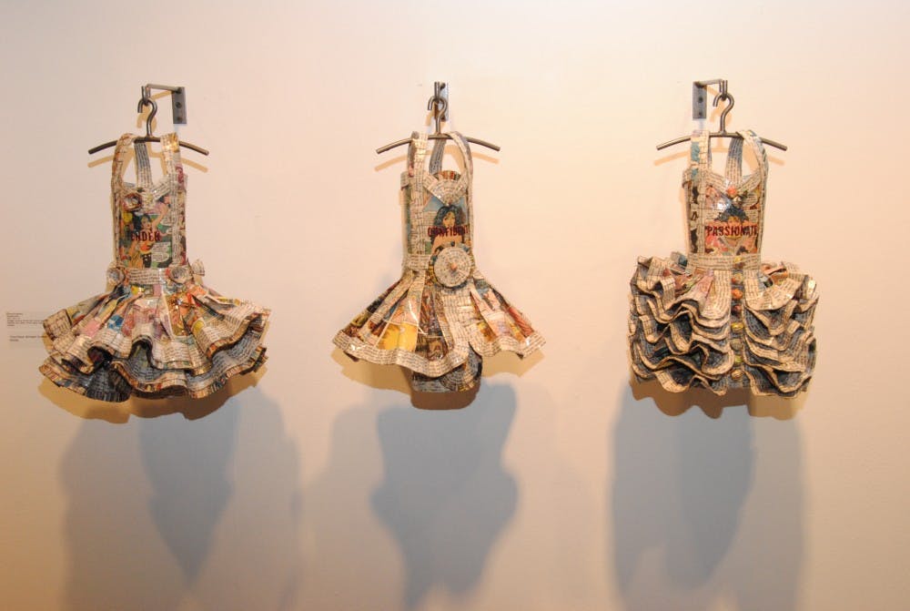 Artist Donna Rosenthal's"Superwomen" will be part of the New Fibers 2010Exhibit