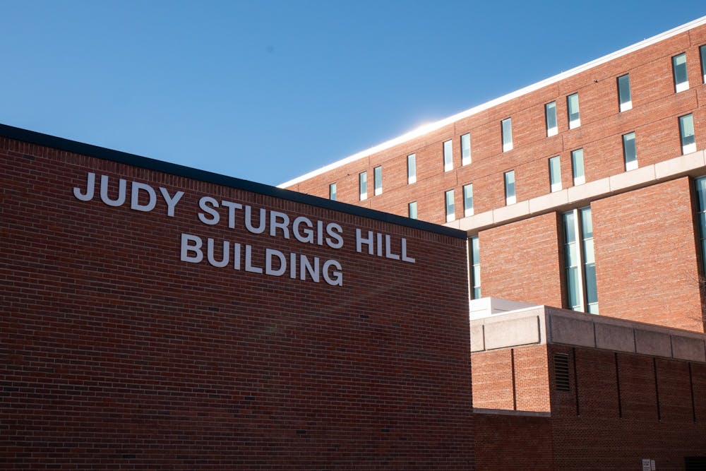 Renaming is complete: Eastern Michigan University installs new campus  signage for the Judy Sturgis Hill Building and the Legacy - Sponberg  Theatres - EMU Today