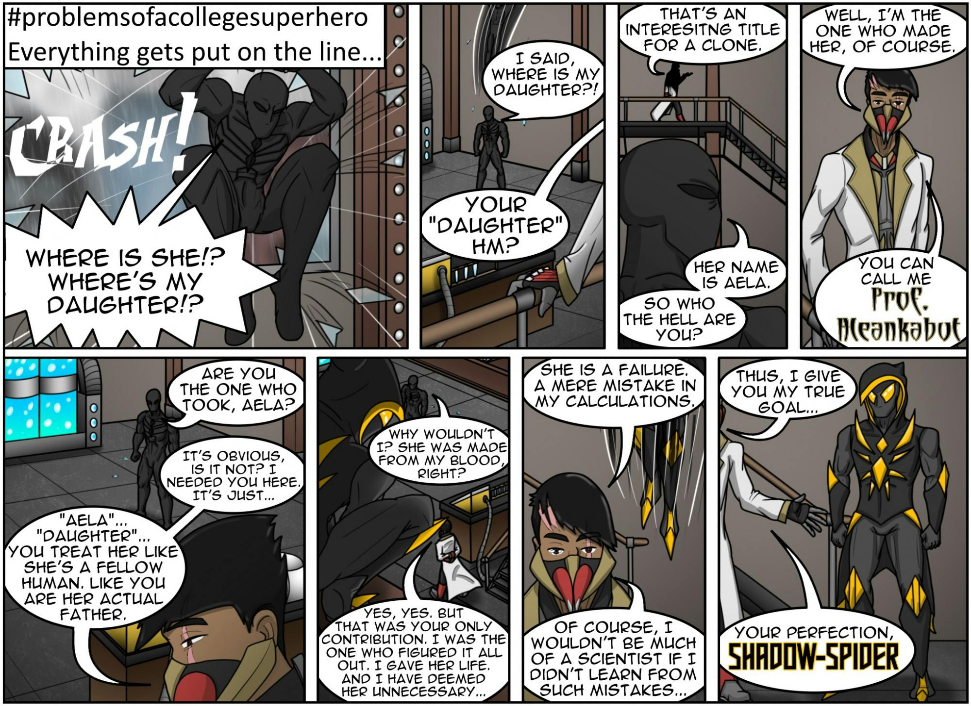 #problemsofacollegesuperhero