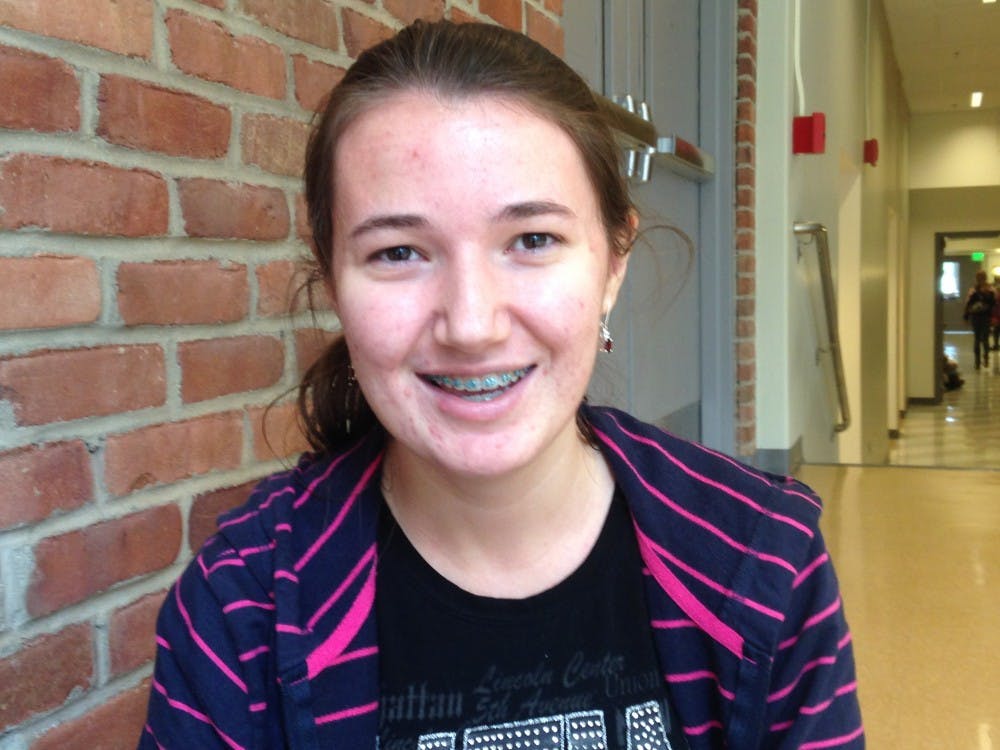 “I celebrate the end of midterms by wanting to go out and take all of my papers, gather them together and light them on fire. Then I realize I’ll need them for my finals so I hold on to them and just sleep instead.”Marisa Giliam, freshman, anthropology and biology major