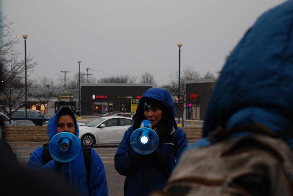 Speakers at End of Rally
