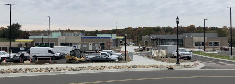 The new health facility located on the north side of campus.