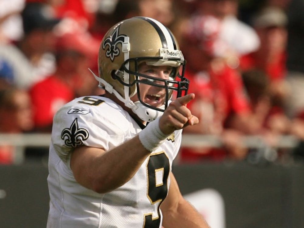 New Orleans quarterback Drew Brees: Has .706 completion percentage, thrown for 4,388 yards and has become a rallying point for the city itself.