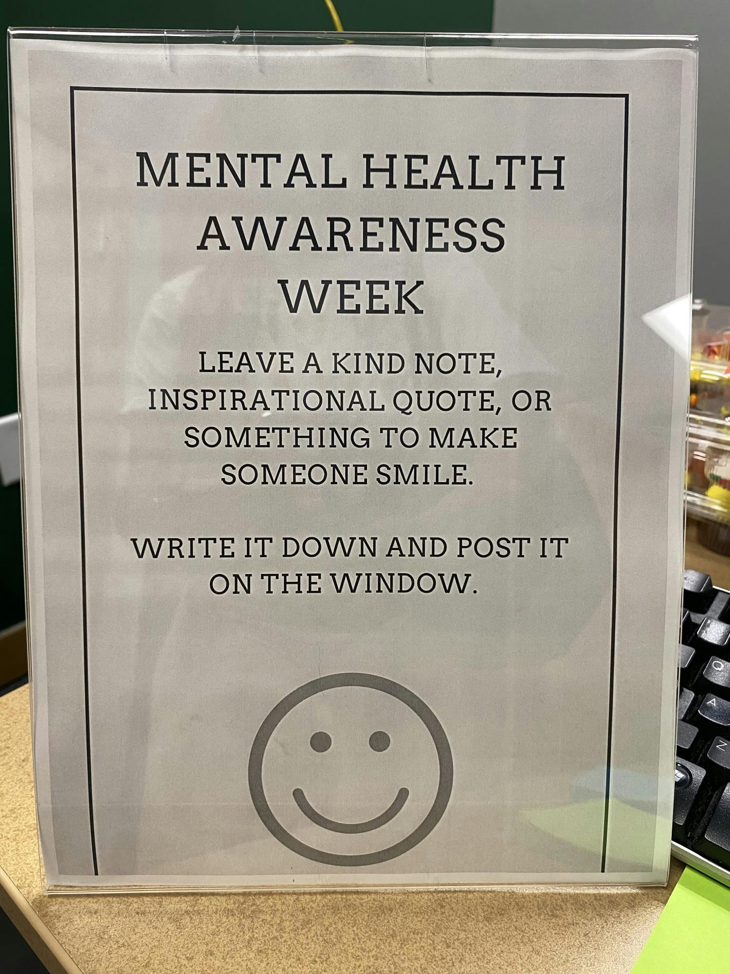 Mental Health Awareness Week at EMU
