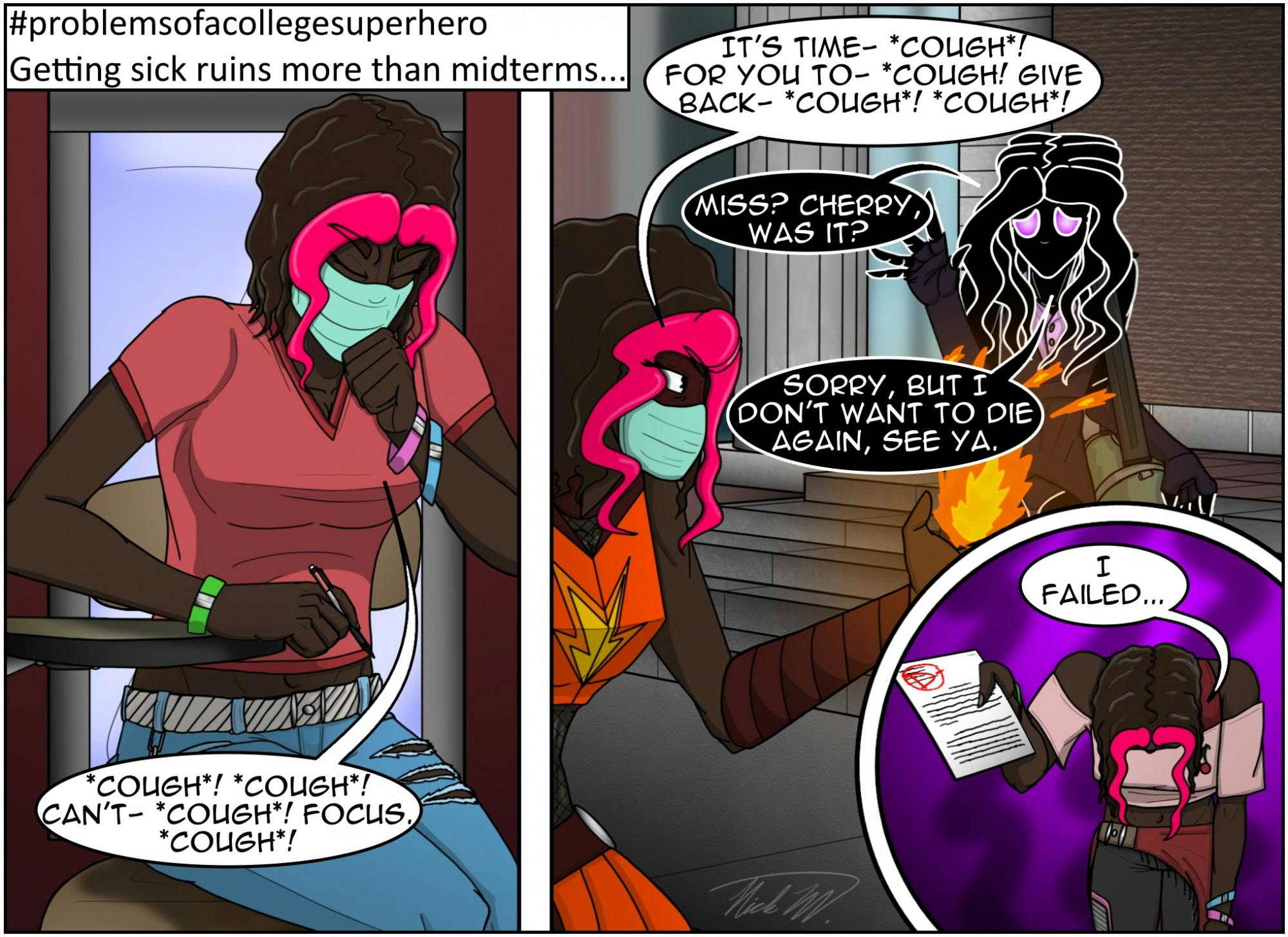 #problemsofacollegesuperhero