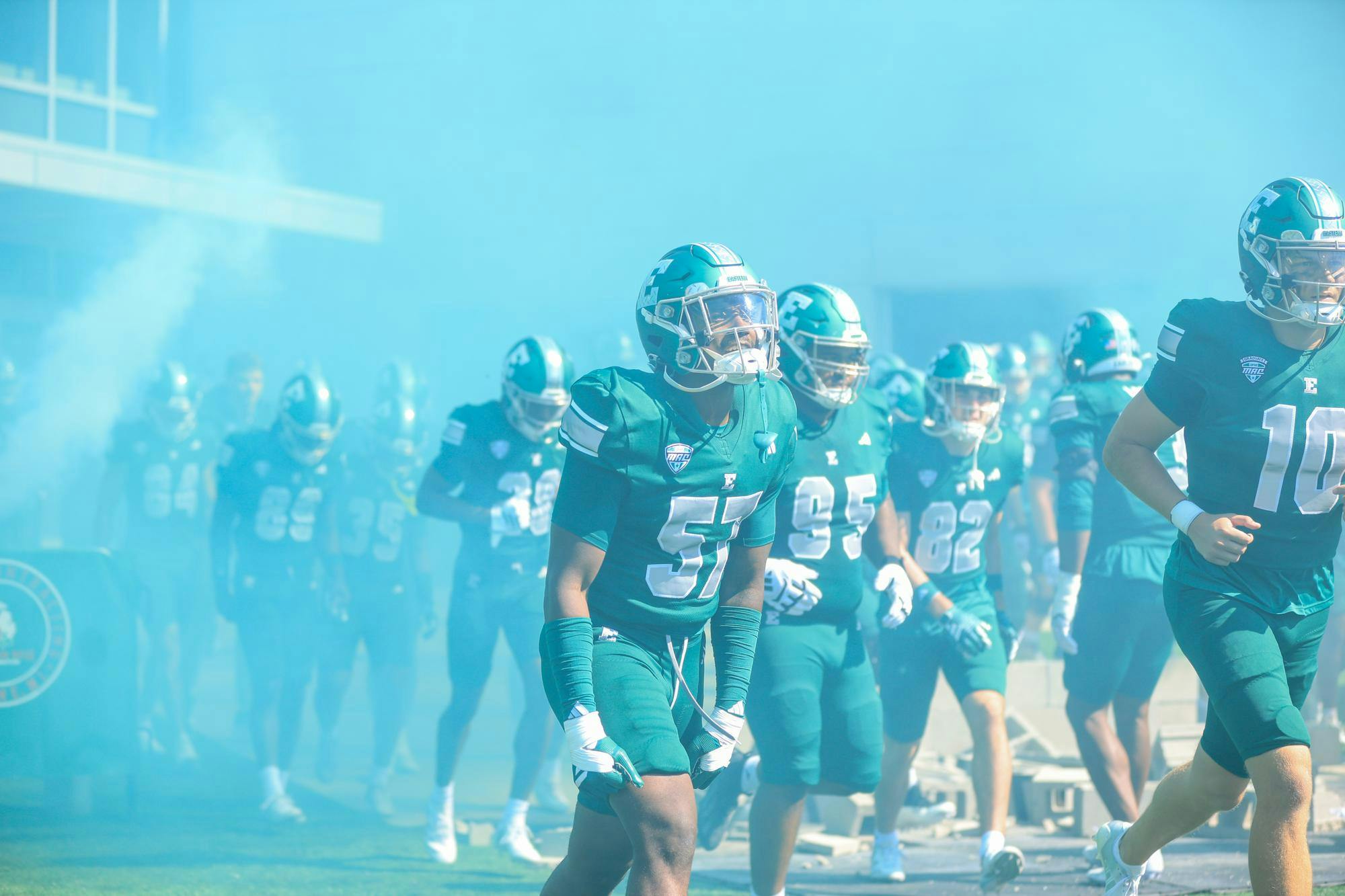 No. 57 Aaron Kearse getting pumped