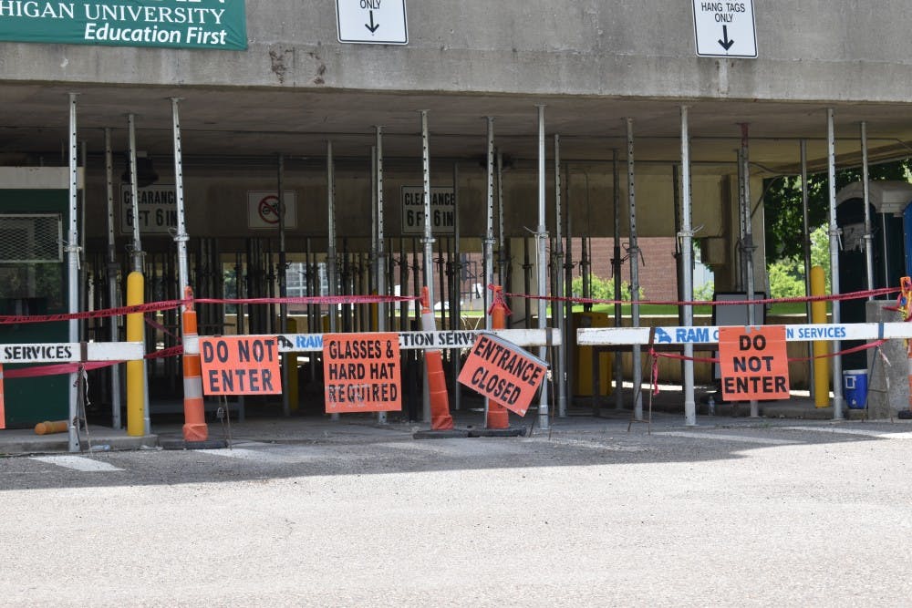 Parking ramp renovations 