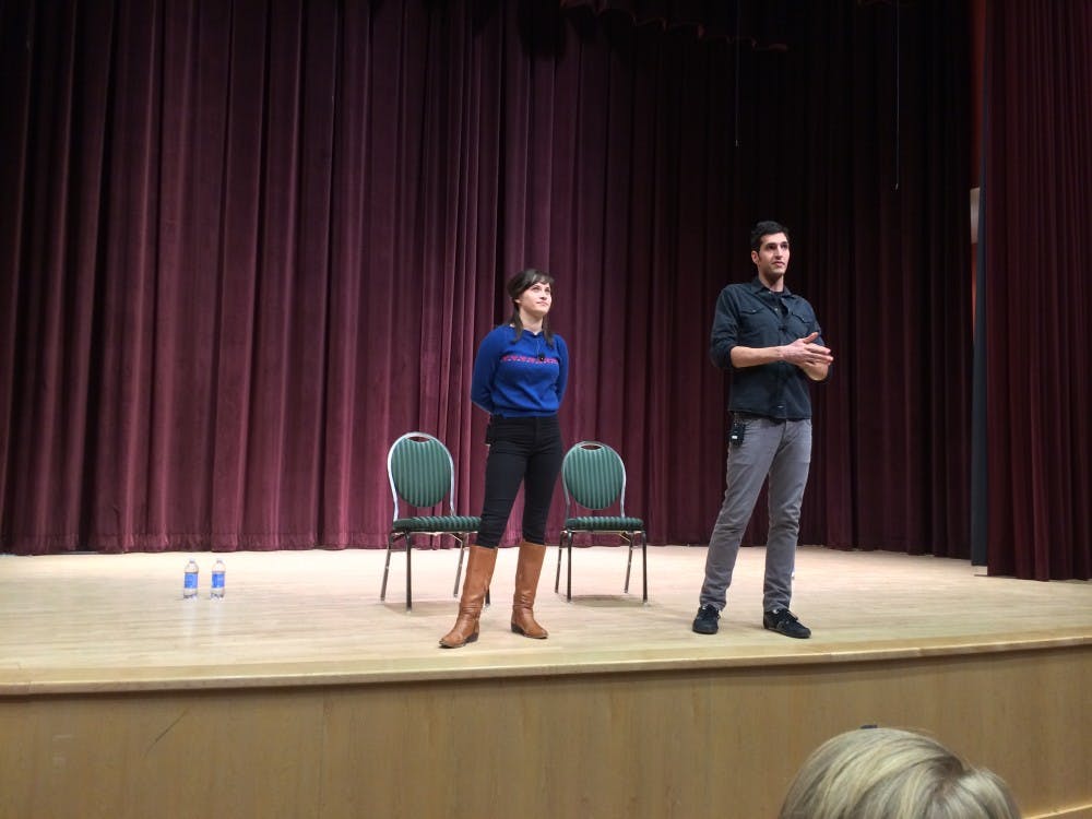 Actors perform 'Sex Signals' at Student Center