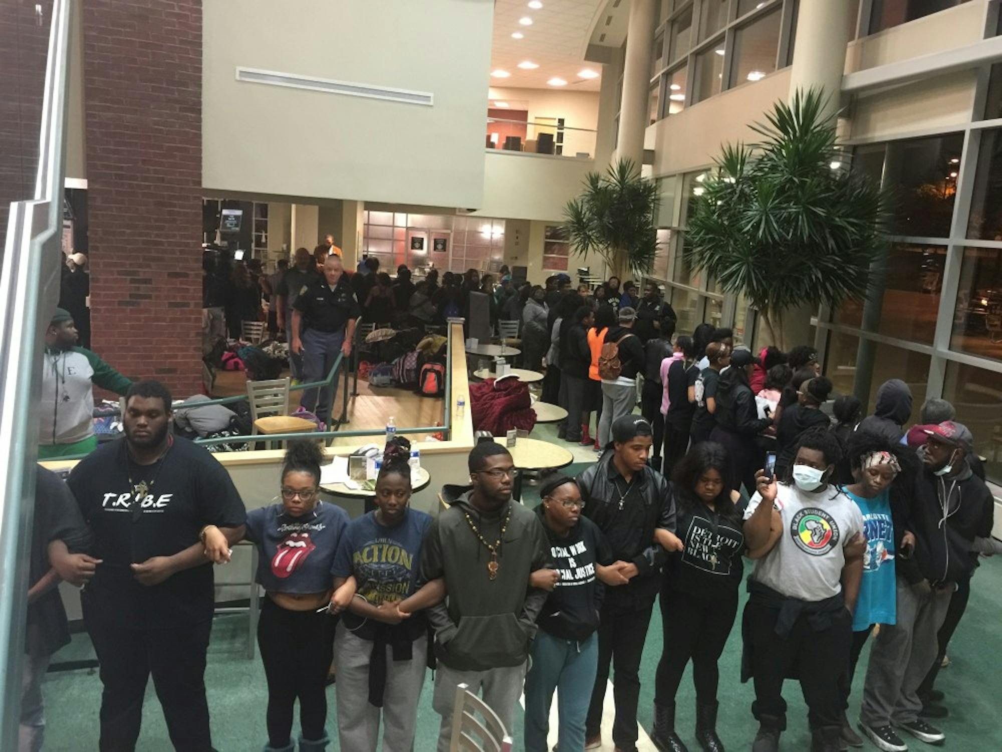 (1)EMU students occupy Student Center