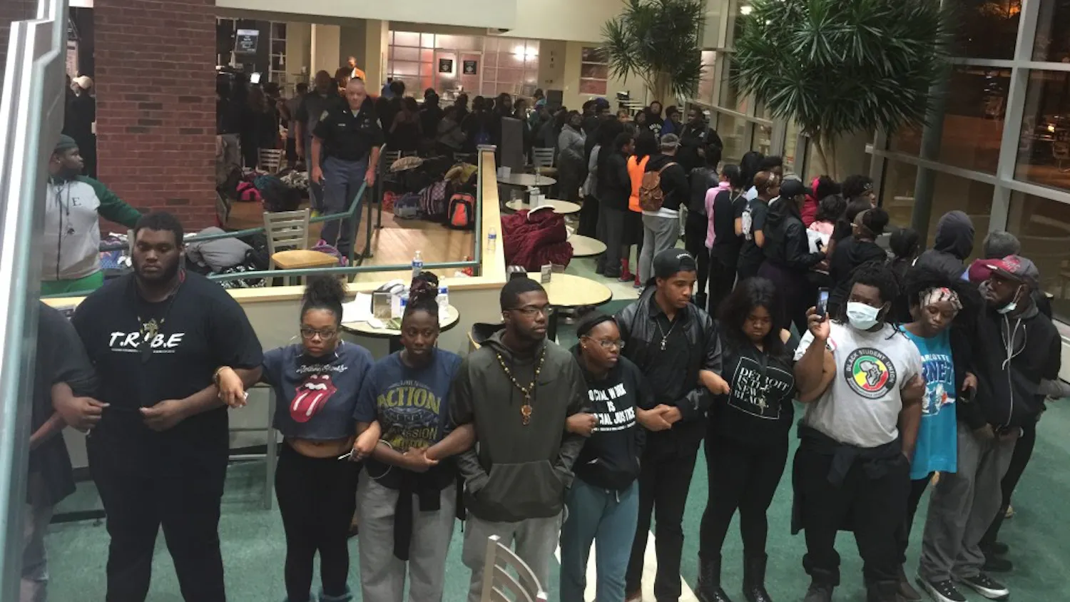 (1)EMU students occupy Student Center