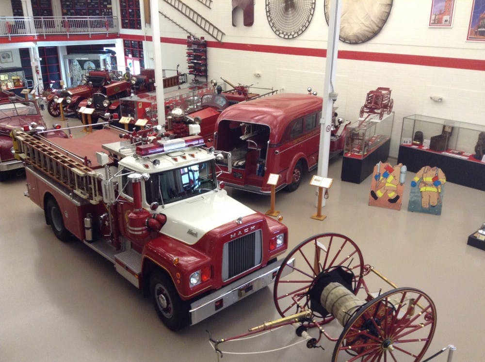 Vintage and modern fire trucks will be on display at Riverside Park next week 