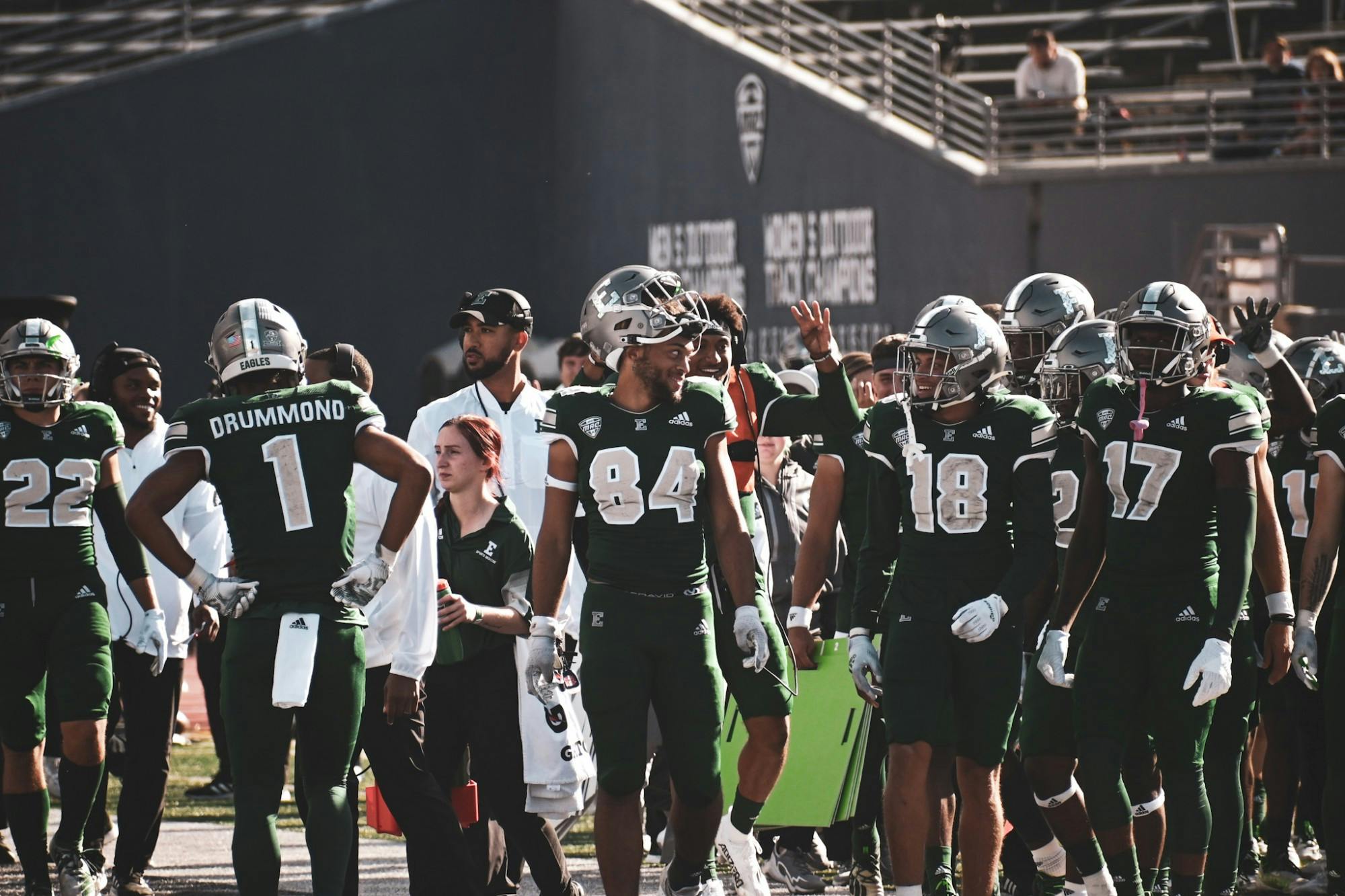 Eastern Michigan defeats Texas State 59-21